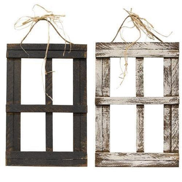 Hanging Farmhouse Window 2/Set - The Fox Decor
